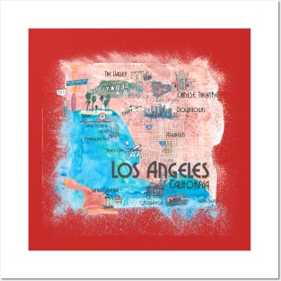 Los angeles, California Posters and Art